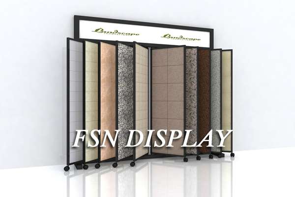 瓷磚展架在各大家居博覽會上的亮點和表現